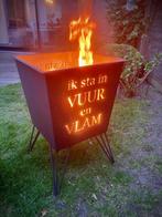 Originele vuurkorf te koop, Tuin en Terras, Ophalen, Zo goed als nieuw, Vuurkorf