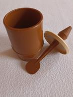 Pot à moutarde année 70 en vinyle, Enlèvement