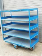 Meerdere plateauwagens - magazijnkar - platformwagen, Doe-het-zelf en Bouw, Ophalen, Gebruikt, Transportkar, Plateau kar - intern transport