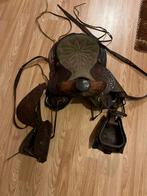 Antiek zadel pony, Animaux & Accessoires, Chevaux & Poneys | Selles, Enlèvement ou Envoi, Comme neuf
