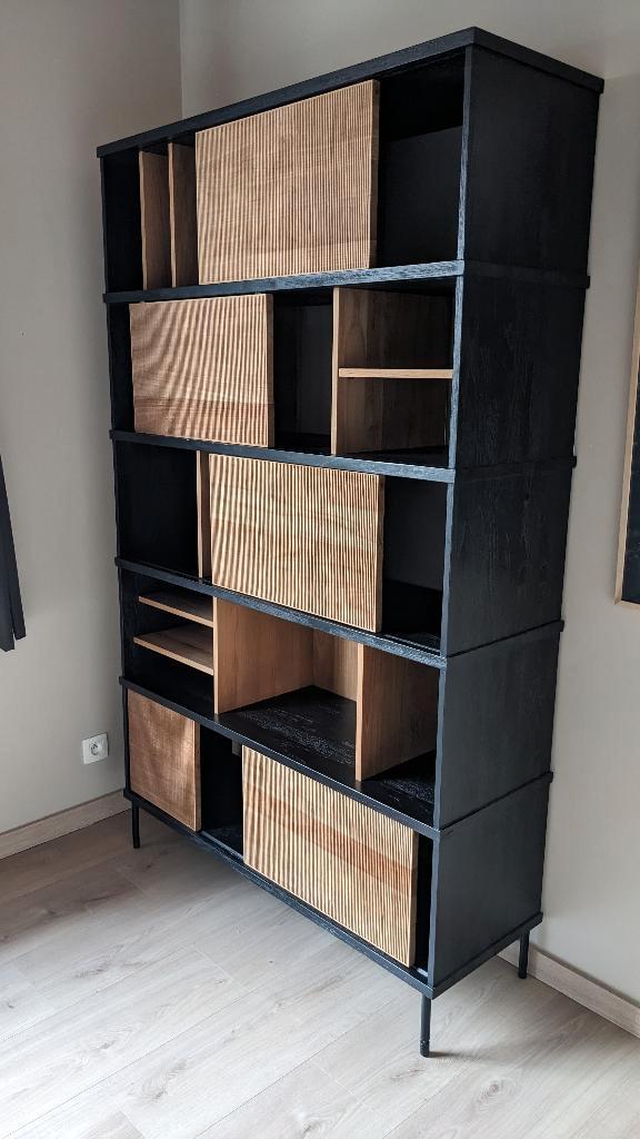 Armoire en teck, Maison & Meubles, Armoires | Bibliothèques, Utilisé, 100 à 150 cm, 150 à 200 cm, 25 à 50 cm, Avec porte(s), Avec tablette(s)