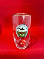 bierglas Jockey Ale met gouden rand, Verzamelen, Ophalen of Verzenden, Gebruikt, Glas of Glazen, Overige merken