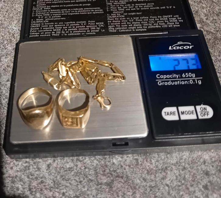 Chevalière or 18 carats et chaîne or 18 carats, Bijoux, Sacs & Beauté, Colliers, Enlèvement