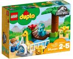 Jurassic world, Kinderboerderij met reuzen Duplo 10879, Kinderen en Baby's, Ophalen, Zo goed als nieuw, Complete set, Duplo