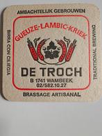 Bierviltje Gueuze-Lambiek- Kriek _ De Troch, Verzamelen, Ophalen
