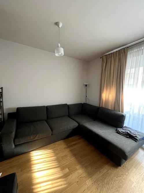 Canapé gris, Huis en Inrichting, Zetels | Zetels, Gebruikt, Hoekbank, Overige maten, 300 cm of meer, 150 cm of meer, Ophalen