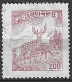 Zuid-Korea 1954 - Yvert 137 - Pseudo-as herten (ST), Postzegels en Munten, Postzegels | Azië, Verzenden, Gestempeld