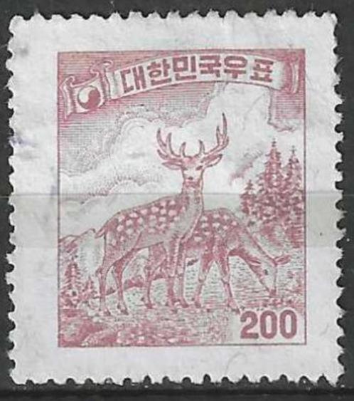 Zuid-Korea 1954 - Yvert 137 - Pseudo-as herten (ST), Timbres & Monnaies, Timbres | Asie, Affranchi, Envoi