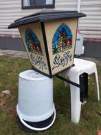leffe sier lamp, Verzamelen, Ophalen of Verzenden, Gebruikt, Reclamebord, Plaat of Schild, Leffe