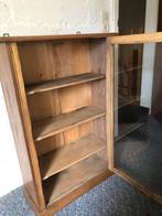 Kleine grenen vitrinekast, Huis en Inrichting, Ophalen, 50 tot 100 cm, Minder dan 25 cm, Minder dan 100 cm