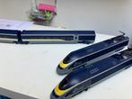 Hornby Eurostar 00 schaal Roco analoog 4 delig, Hobby en Vrije tijd, Treinset, Gelijkstroom, Ophalen of Verzenden, Zo goed als nieuw