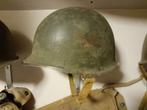 militaria wo2 us - M1 helm(920F), Verzamelen, Ophalen of Verzenden