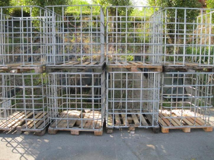 IBC kooien, multibox geraamte voor pannen of brandhout, Tuin en Terras, Brandhout, Ophalen