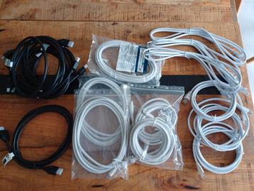 Lot de câble NEUF, hdmi, internet utp, coax