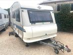 Caravan Hobby 420 met voortent alles werkt, Caravans en Kamperen, Schokbreker, Hobby, Bedrijf, Tot en met 4