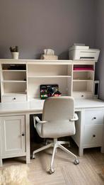 Bureau + bovenstel (HEMNES IKEA), Huis en Inrichting, Bureaus, Ophalen, Bureau