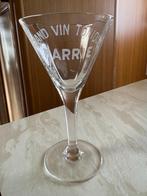 Grand Vin Tonique Harrie glas gezuurd, Ophalen of Verzenden, Zo goed als nieuw, Glas of Glazen, Overige merken