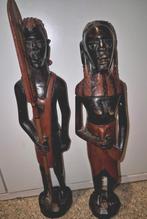 Afrikaanse beeld paar congo, Antiek en Kunst, Ophalen of Verzenden