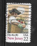 USA - Afgestempeld - Lot nr. 895 - New Jersey, Timbres & Monnaies, Timbres | Amérique, Affranchi, Envoi, Amérique du Nord