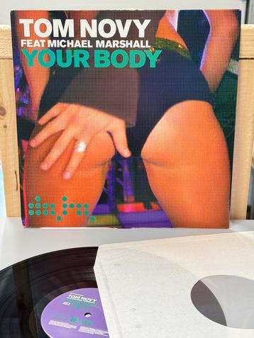 TOM NOVY ft MICHAEL Marshall - Your Body Vinyl LP 3 titres