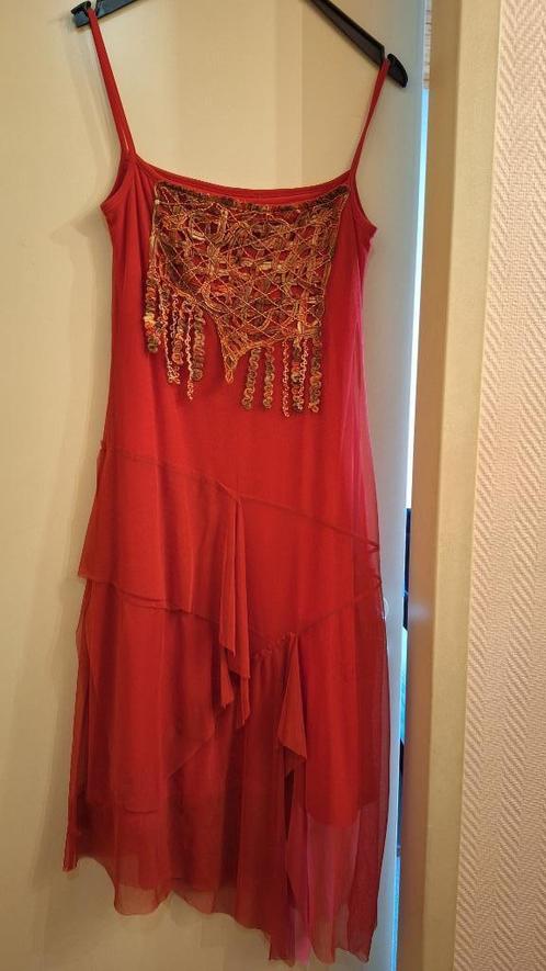Belle robe de soirée (cocktail), Kleding | Dames, Trouwkleding en Trouwaccessoires, Zo goed als nieuw, Bruidsmeisjeskleding, Rood
