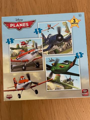 3 puzzels Planes, Enlèvement ou Envoi, Comme neuf, 4 à 6 ans
