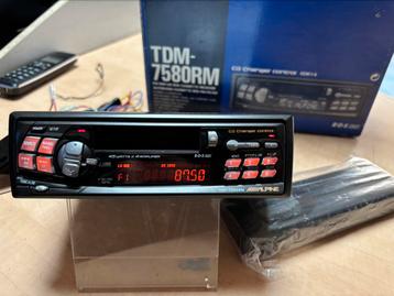 2 x Alpine tdm-7580 met cd wisselaar,nieuw!! beschikbaar voor biedingen