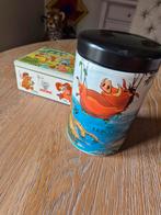 Twee vintage disney blikken dozen lion King en jungle book, Verzamelen, Ophalen