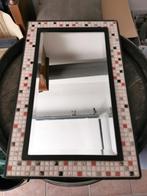 Retro-spiegel, metalen frame met mozaïeksteentjes, Enlèvement