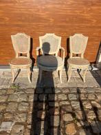 1 fauteuil et 2 chaises Louis XVI patiné, Ophalen of Verzenden