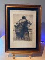 Ets dame met mand / Louis Clesse genummerd, Ophalen