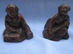 Japon 2 bronze Meiji., Antiquités & Art, Bronze, Enlèvement ou Envoi