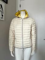 Milestone ecru lichtgewicht donsjack maat FR42, Ophalen of Verzenden, Zo goed als nieuw