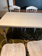 Tafel met 3 stoelen, Huis en Inrichting, Tafels | Eettafels, Ophalen, Gebruikt