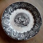 Antiek porseleinen bord, Ophalen of Verzenden