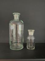 Set van 2 oude Apotheek flessen (prijs is vr de 2 flessen !!, Antiek en Kunst, Ophalen of Verzenden