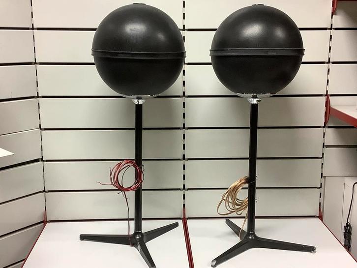 Grundig Audiorama vintage bolvormige luidsprekers, Audio, Tv en Foto, Stereoketens, Gebruikt, Speakers, Overige merken, Ophalen