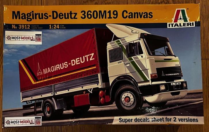 Magirus-Deutz 360M19 Canvas / Iveco, Hobby en Vrije tijd, Modelbouw | Auto's en Voertuigen, Zo goed als nieuw, Truck, Groter dan 1:32