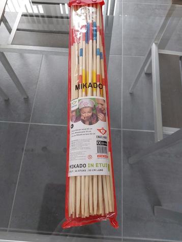 Mikado géant 50 cm, 41 pièces, Enlèvement, Comme neuf