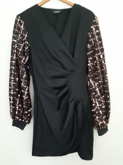 Robe de cocktail à manches longues., Vêtements | Femmes, Robes, Neuf, Taille 36 (S), Noir, Au-dessus du genou, Enlèvement ou Envoi