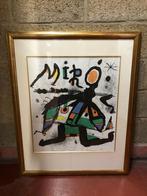 cadre avec lithographie Joan Miro 1979  84,5x76,5cm, Enlèvement