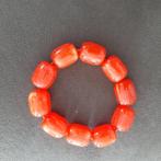 rode parel armband, Handtassen en Accessoires, Armbanden, Ophalen of Verzenden, Gebruikt