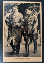 Carte postale Hitler et Mussolini 1937, Enlèvement ou Envoi, Armée de terre, Photo ou Poster