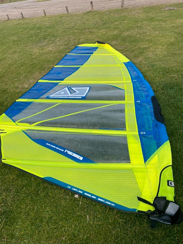KA koncept 7 m  2021, Watersport en Boten, Windsurfen, Gebruikt, Zeil, Met draagtas, 5 tot 7 m², Ophalen