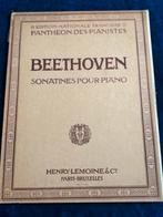 «Sonatines  pour piano» de Beethoven, Ophalen of Verzenden, Gelezen