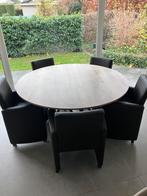 Mooie eettafel (diameter 1,6 m), Huis en Inrichting, Ophalen, Zo goed als nieuw