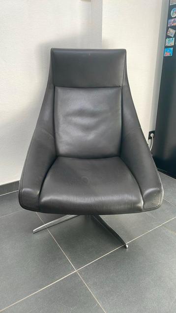 Jori lounge zetel leder, Huis en Inrichting, Ophalen, Gebruikt, Leer, Lounge zetel
