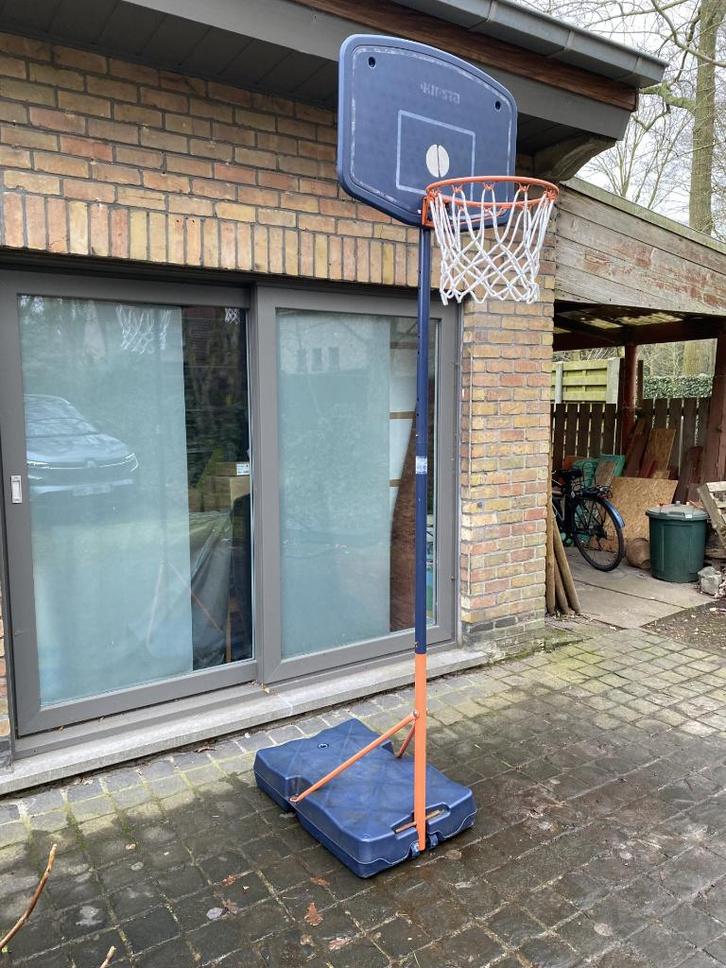 Basketpaal met ring en net, Sports & Fitness, Basket, Utilisé, Anneau, Panneau ou Poteau, Enlèvement