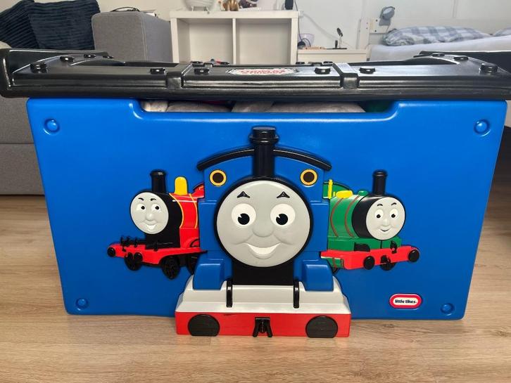 Thomas de Trein: mooie opbergkist!, Kinderen en Baby's, Speelgoed | Thomas de Trein, Zo goed als nieuw, Ophalen of Verzenden