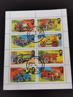 Oman - antieke auto's uit de USA, Ophalen of Verzenden, Gestempeld, Auto's